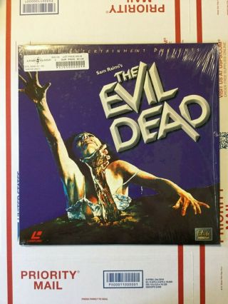 Evil Dead Laserdisc_original Elite Release_rare_used,  Like New_bruce Campbell
