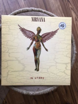 Nirvana,  " In Utero ",  Clear Vinyl Lp,  Near,  Limited Edition Rare