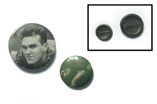 The Smiths Very Rare Two Rough Trade Queen Is Dead Tour Pin Button Badges 1986