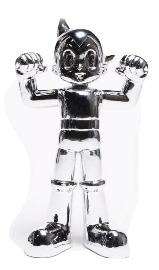 Astro Boy Bait Silver Chrome Mirror Figure Rare Limited Bearbrick Kaws Kubrick