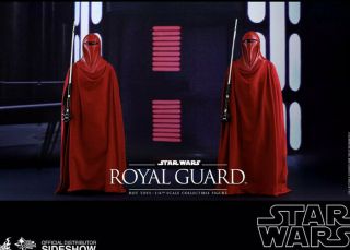 1/6 Hot Toys Star Wars VI Return of the Jedi Royal Guard MMS469 set of 2 No Box 2