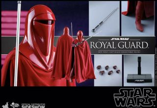 1/6 Hot Toys Star Wars VI Return of the Jedi Royal Guard MMS469 set of 2 No Box 3