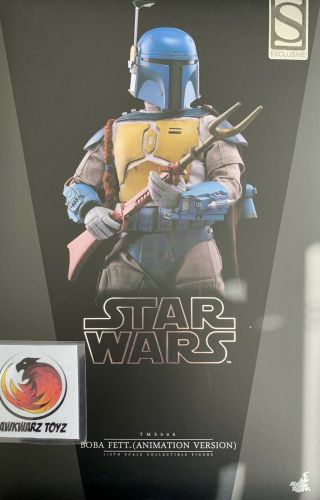 Hot Toys Star Wars Ewok Holiday Special Boba Fett Animation Tms006 1/6 Sideshow