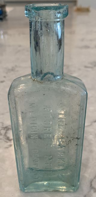 Antique Medicine Bottle The Barker Moore & Mein Medicine Company