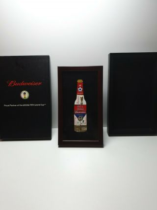 Budweiser World Cup 2006 Presentation Badge Box.  Rare