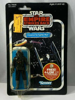 Imperial Tie Pilot Vintage Kenner 1982 Star Wars Esb 47 Back A Moc 4 - Lom Offer