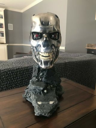 Purearts Terminator 2 T - 800 Endoskeleton Life Sized Bust - Sideshow Collectibles