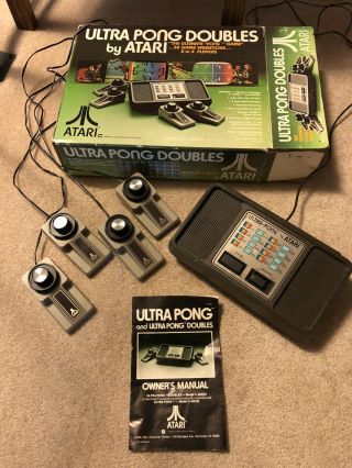 Atari 1977 Ultra Pong Doubles Model C - 402 (d) Rare