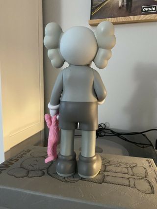 Kaws Share Pink Grey Vinyl Figure 100 Authentic Displayed 2