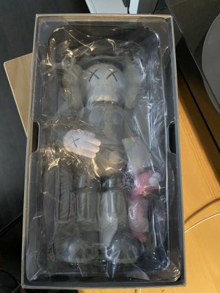 Kaws Share Pink Grey Vinyl Figure 100 Authentic Displayed 3