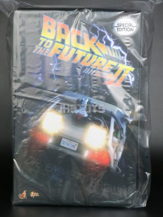 Hot Toys 1/6 Back To The Future Ii Bttf Dr.  Emmett Brown Mms380 Special Edition