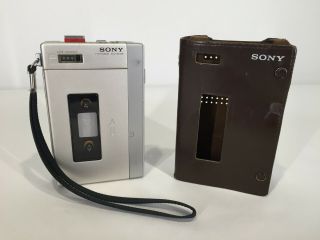 Rare Vtg Sony Bm - 12 Portable Dictator Cassette Tape Player 80s - Parts/repair