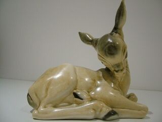 Rare 1948 Larger Size 8062 Poole Pottery Gazelle Deer Fawn Marjorie Drawbell 289