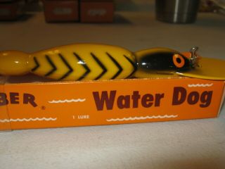 Vintage BOMBER Fishing Lure with Papers Waterdog 1720 3
