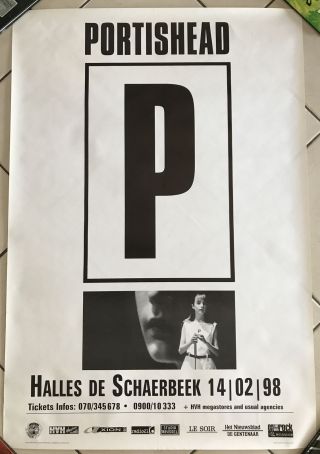 Portishead - B - 1998 - Size: 61x91cm Rare Poster Rolled