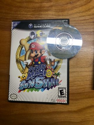 Mario Sunshine (GameCube,  2002) Pre Owned Rare 2