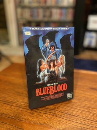 Blue Blood Rare Big Box Horror Vhs