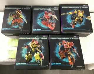 Transformers Mastermind Creations Feral Rex - Tigris,  Fortis,  Leo Dux,  Bovis,  Talon
