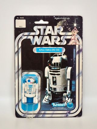 1978 Star Wars R2 - D2 12 Back C Vintage Kenner Action Figure Moc