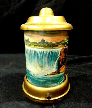 Rare Vintage Niagara Falls Motion Lamp Econolite 1950 A.  B.  Leech,  Well