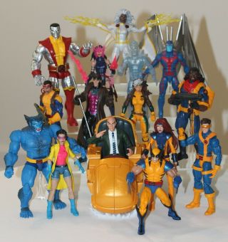 Marvel Legends X - Men Full Set Jim Lee Style X - Men - Rogue Gambit Cyclops Beast