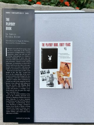 Playboy - 40 Years : The Complete Pictorial History Signed by Hugh Hefner RARE 3