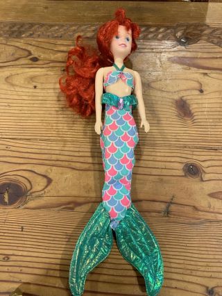 Vintage Tyco Disney The Little Mermaid Singing Ariel Doll 1991