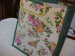 Royal Albert Old Country Roses Large Tote Bag Rare Hard To Find Only One On Ebay