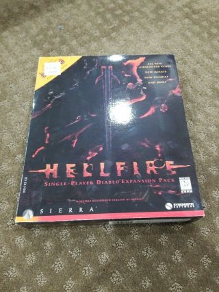 Hellfire: Diablo Expansion Pack (pc,  1997) Rare