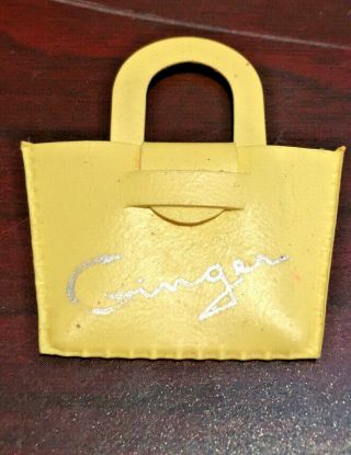 Vintage Vogue Ginny Doll Friend Ginger Yellow Pocketbook