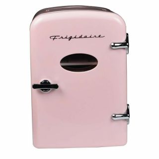 Frigidaire Efmis129 - Pink 4l Portable Mini Refrigerator,  Rare,  6 Can Size
