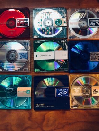 9 - Rare High End 74 - Minute Minidiscs 9 Different Discs