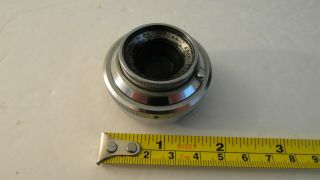 Rare Optics Takumar Kogaku 50mm F/3.  5 M37 Screw Mount Asahiflex Lens