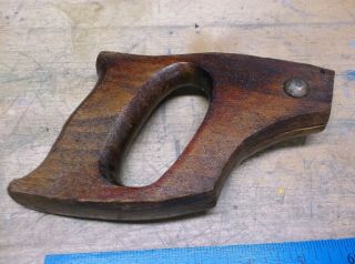 Vintage Keyhole Saw Antique Tool Wood Handle Old Woodworking