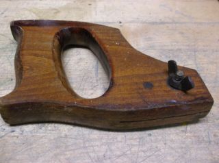 Vintage Keyhole Saw Antique Tool Wood Handle Old Woodworking 2