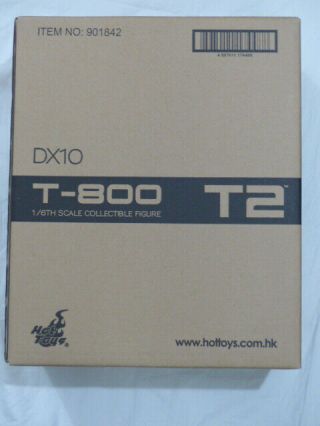 Bnib 1:6 Sideshow Hot Toys T - 800 Terminator 2 T2 Dx10 Dx 10