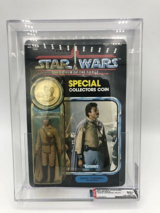 Star Wars Kenner Lando Calrissian General Pilot Afa 80,  1985 Last 17 Potf