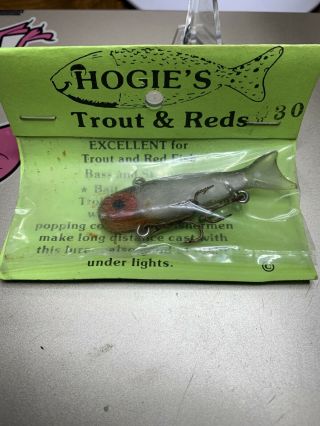Vintage Fishing Lure Hogie’s.  Color 30.