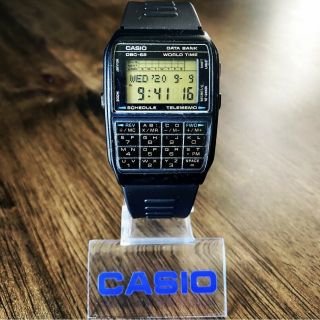 Rare Vintage 1988 Casio Dbc - 62 Data Bank Calculator Watch Module 676,  Band