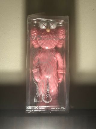 KAWS BFF Pink Edition Open Edition Vinyl Figure Pink Authentic 3