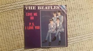 Beatles,  Single,  Tollie,  1964,  Love Me Do/ps I Love You.  Rare