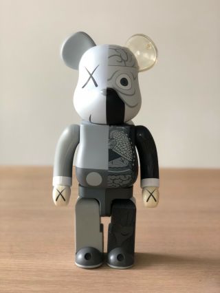 Kaws Be@rbrick 400 Grey Dissected