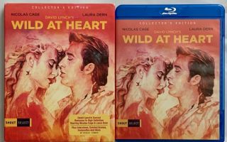 Wild At Heart Collectors Edition Blu Ray,  Rare Oop Slipcover Sleeve Shout Select