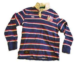 British And Irish Lions Rugby Shirt Long Sleeve Multi Coloured Canterbury Rare