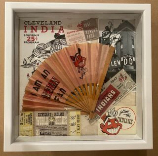 Rare Vintage 1948 Cleveland Indians Chief Wahoo”l Am An Indian Fan” Memorabilia