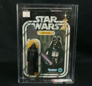 1977 Kenner Star Wars Darth Vader 12 - Back Afa 40g Unpunched Displays Way Better