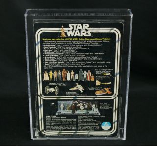 1977 Kenner Star Wars Darth Vader 12 - Back AFA 40G Unpunched Displays WAY Better 3