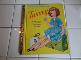 Tammy,  A Little Golden Book,  1963 (vintage Uncut Dolls/clothes/rare)