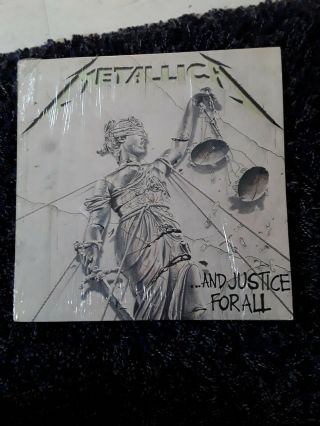 Metallica And Justice For All 2 X Vinyl Lp Rare 1988 1st Press 836062 - 1