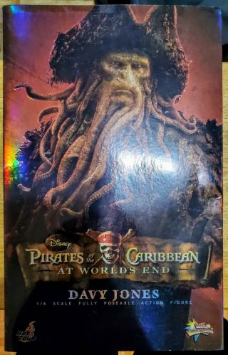 Hot Toys Mms62 Pirates Of The Caribbean Davy Jones 1/6 Scale Sideshow Rare